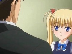 A Beautiful Anime Teenager Receives Penetration