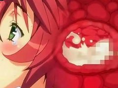 Redheaded Anime Girl With Large Breasts