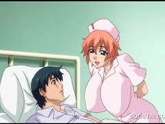 A Well-endowed Anime Nurse Performs Oral Sex And Engages In Sexual Intercourse With A Man In A Video Featuring Animated Characters